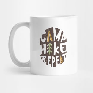 Camp Hike Repeat Mug